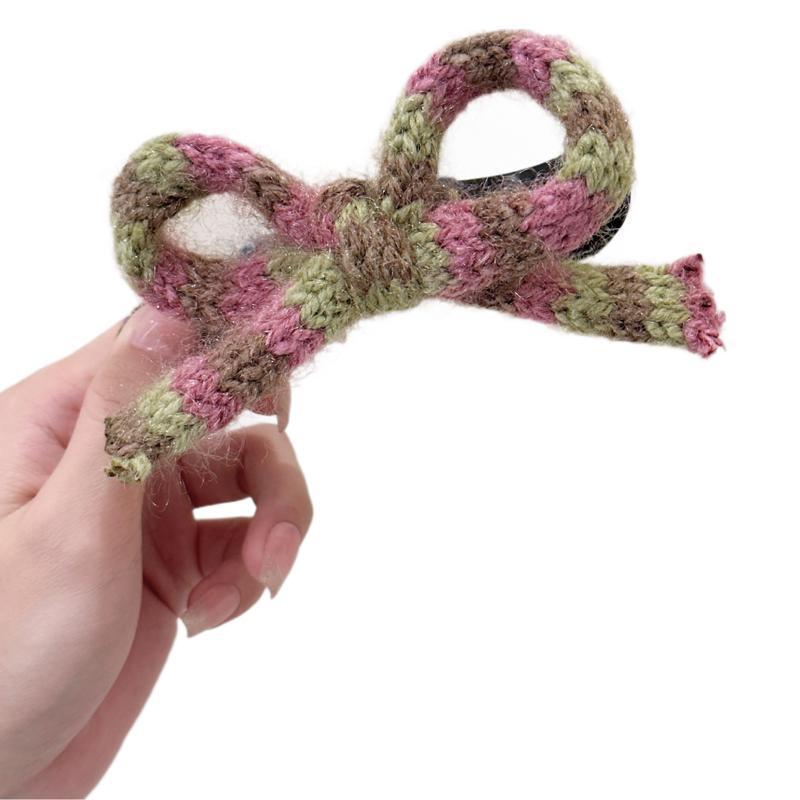 Koreanische 2024 Plüsch Schleife Haarspange - Große Entenschnabelklemme für Frauen