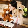 Ours en Peluche Animal en Peluche Peluche Marron Clair Jouets Ours en Peluche Peluches Douces Cadeau Pour Douche de Bébé Décorations de Chambre