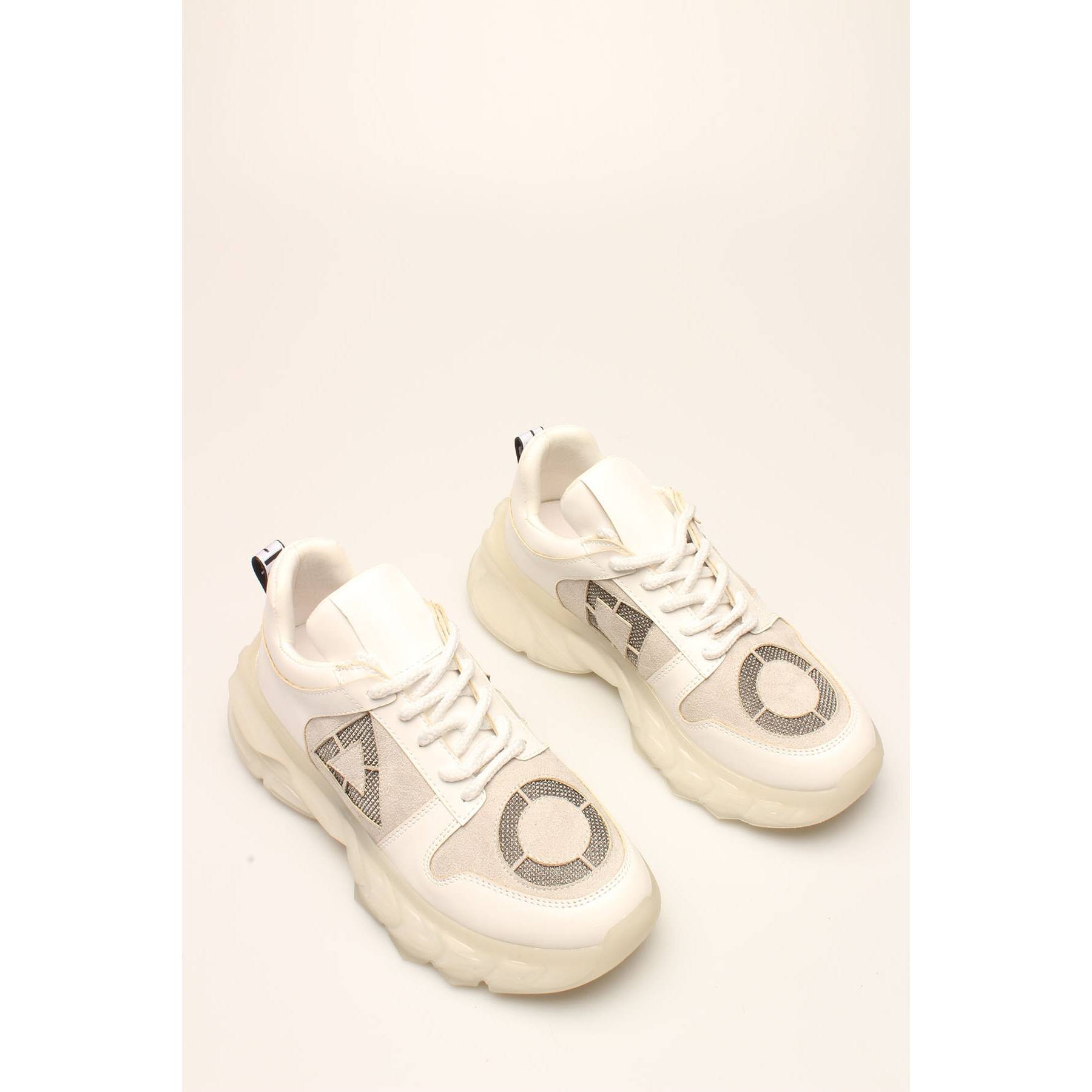 

Женская стильная ретро белая матовая каменная спортивная обувь кроссовки 36 белый