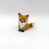 Faux Furs Foxes Ornament Lightweight Safe For Kids Room Office Party Decoration Animal Figurine Pendant