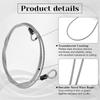 2026 New 20 Pack Cable Locks, 4.9ft X 3mm Steel Security Cable Lock with Double Loops Luggage for U Lock Padlock and Outdoor Use