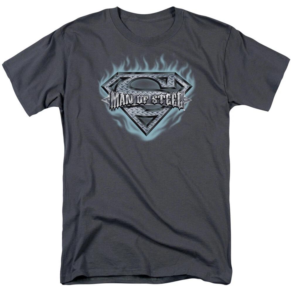 Superman  Man Of Steel Shield  T-Shirt - Regular or Tank - to 5X M