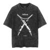 Vintage Washed Anime Print Men’s Harajuku T-Shirt