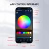 Dynamic RGB Interior Trunk Light Strip Kit Flowing Car Ambient Light Neon Strip with APP Control