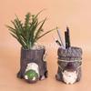 Student Pen Inserted Hedgehog Pen Holder Creative Home Personality Birthday Gift Resin Crafts Pencil Holder Office Accessories