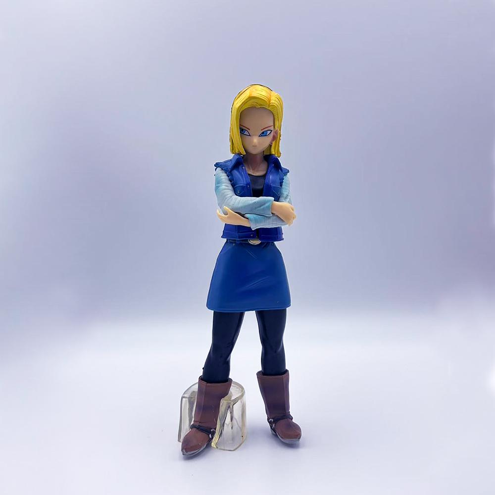 Hot Dragon Ball Z Android 17 18 Figure Android 18 Pvc Action Figures Collection Model Toys For Children Christmas Gifts