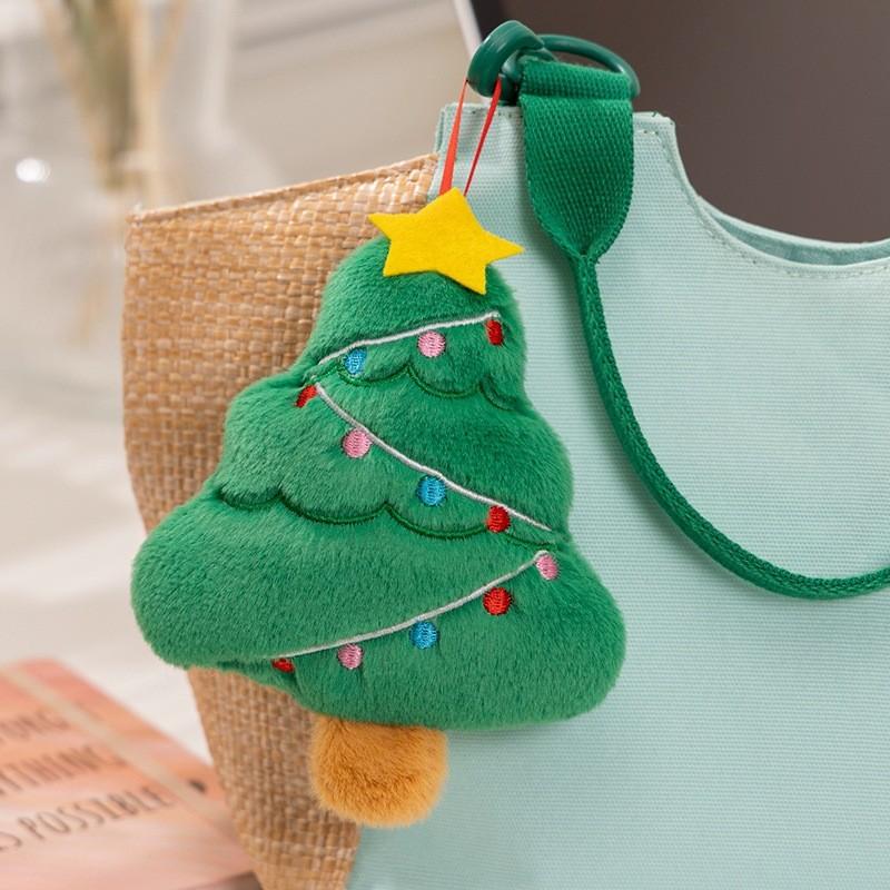 Plush Christmas Tree Hanging Ornament Xmas Gingerbread Doll Pendant Decor Home