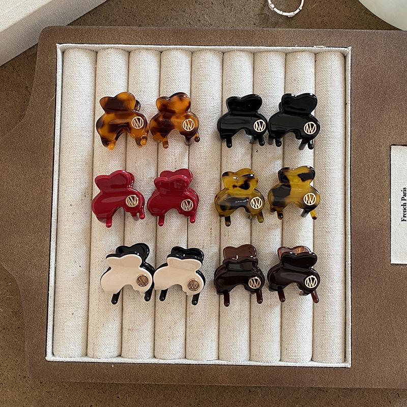 Mini Acetate Hair Claw Clip Cute Exquisite Small Size Hair Clamp Grab Elegant Side Pin Hairpin Hair Clips Women Hair Accessories