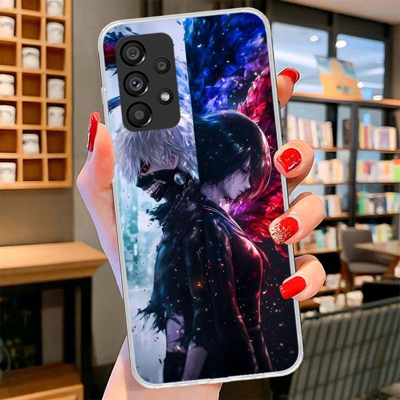 G-Ghoul Tokyo Touka Kirishima Phone Case For Samsung Galaxy A12 A22 A32 A52 A72 A02S Phone Case Note 20 Ultra 10 S10 Plus A51 A7