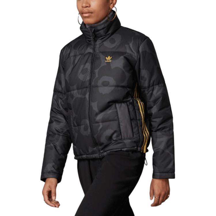 adidas Origineel Casual Warm Geprint Pufferjack Damesjack Zwart H20413