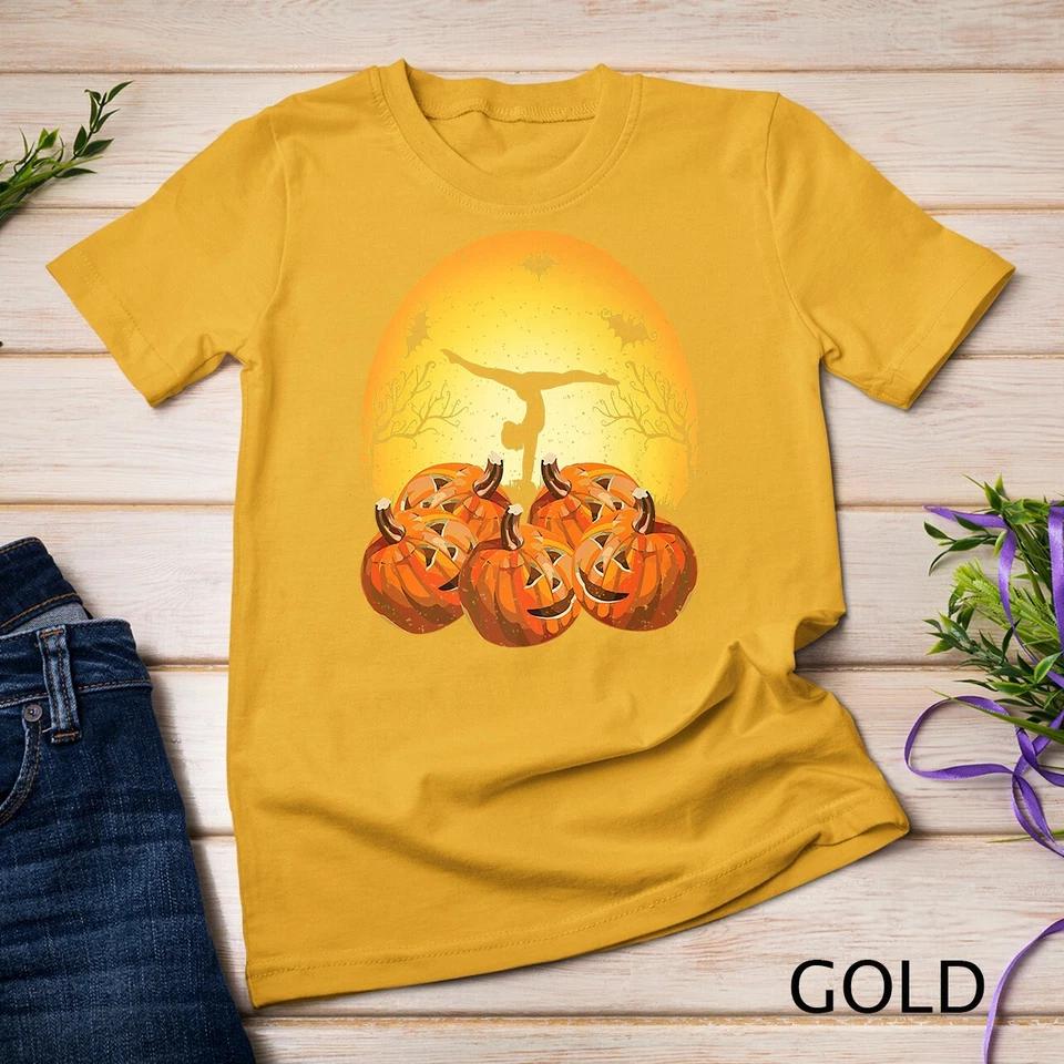 Artistic Gymnastics Pumpkin Halloween Gift Shirt Unisex T-shirt 2 3XL