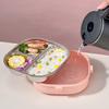 850/900Ml 304 Stainless Steel Lunch Container With Tableware Portable Divided Lunch Box For Kids Leak Proof Microwave Bento Box