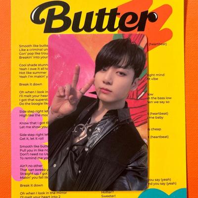 [USED] BTS Jungkook Trading Card Butter Lucky Drop