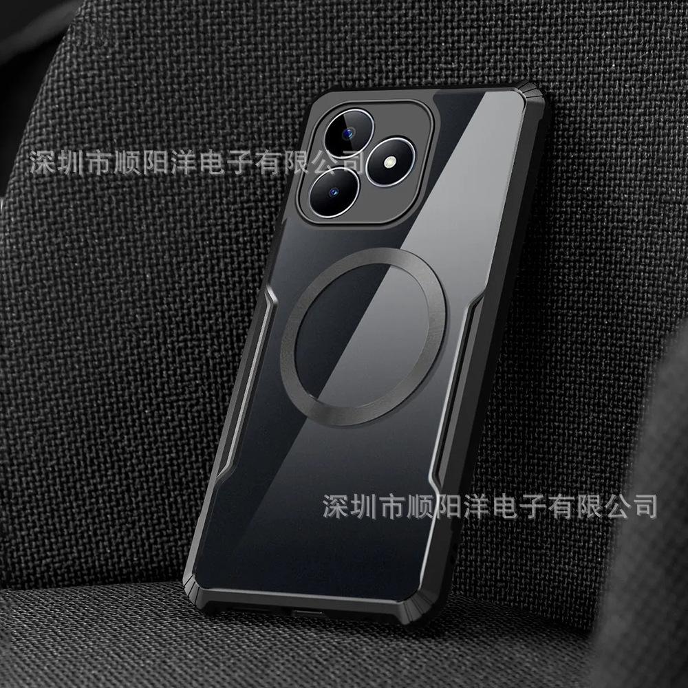 Magnetic case for Realme Narzo 80 Pro Lite 80X mobile phone case acrylic high-transparency protective case