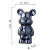 European Electroplating Ceramic Bear Doll Animal Ornaments Home Desktop Decoration Living Room Decoration Decorative Figurines