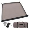 Picnic Sheet for Outdoor Large Lightweight Use, Thick, Large, Self-Standing Edge, Waterproof, Size, Cushion, Compact, (Matte Gray)