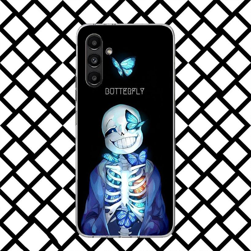 U-Undertale Sans Doggo Phone Case for Samsung Galaxy A17 A37 A57 A16 A26 A36 A56 A15 A25 A35 A55 A14 A24 A34 A54 A13 A23 A33 A53