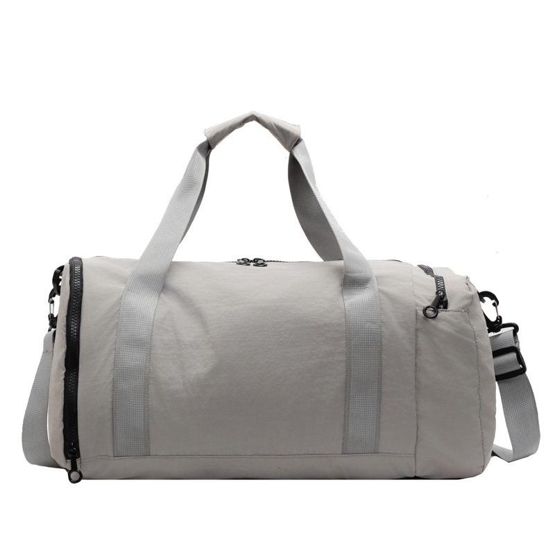 

Женская многокарманная сумка для классификации с отделением для обуви, ручная теплая дорожная сумка, отделение для сухих и влажных вещей, спортивная сумка для спортзала, может использоваться с выдвижной ручкой серый