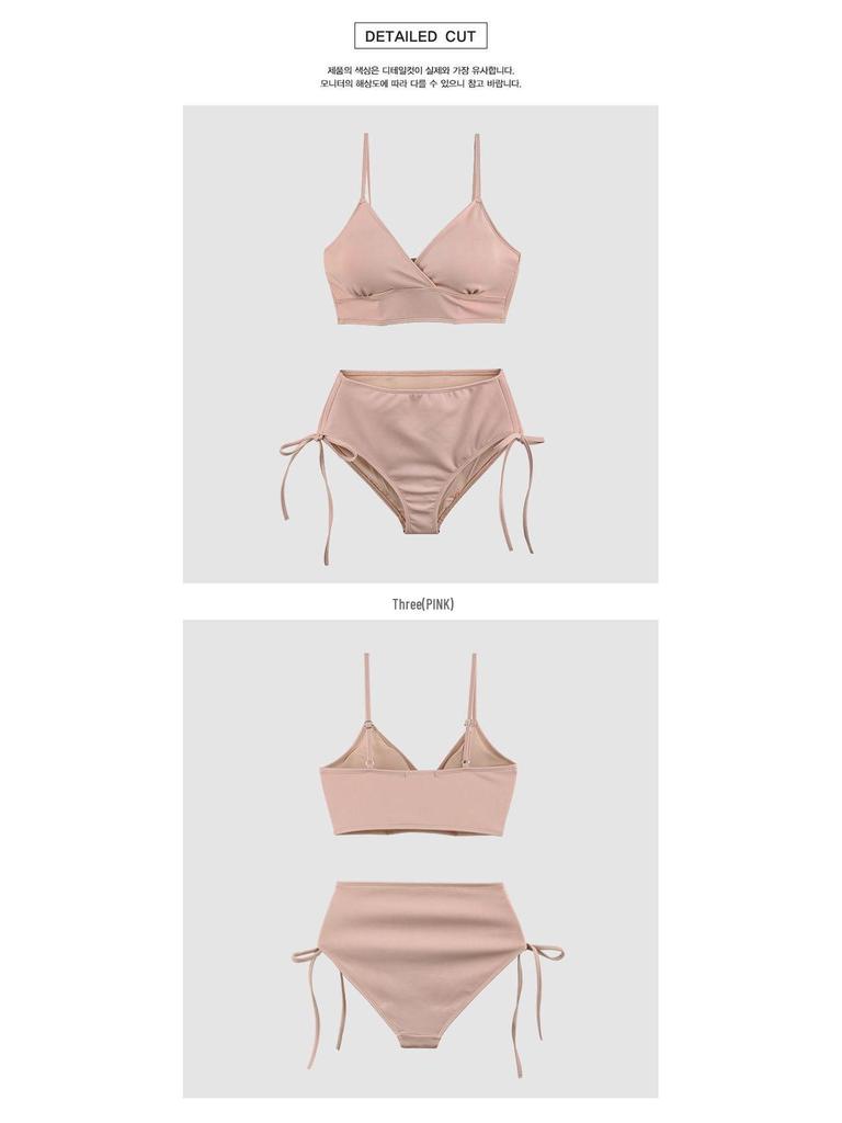 2025 Multi-Color Women's Sexy Korean Split Bikini - Nylon Swimwear Fashion