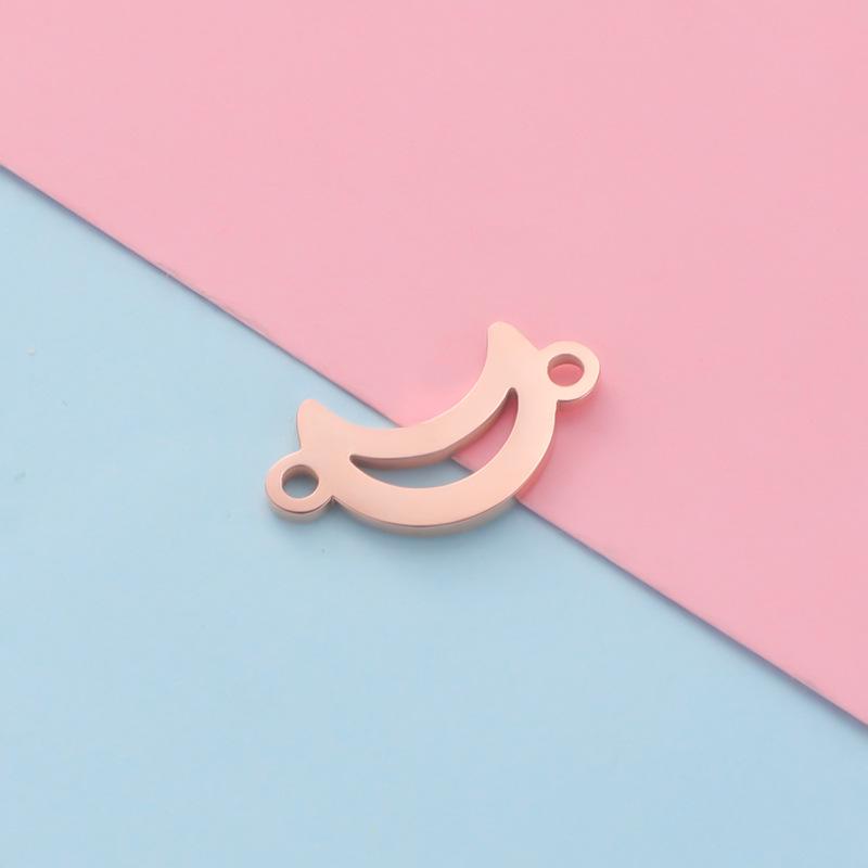 

Подвески для браслета из нержавеющей стали с двойным отверстием в виде солнца и луны