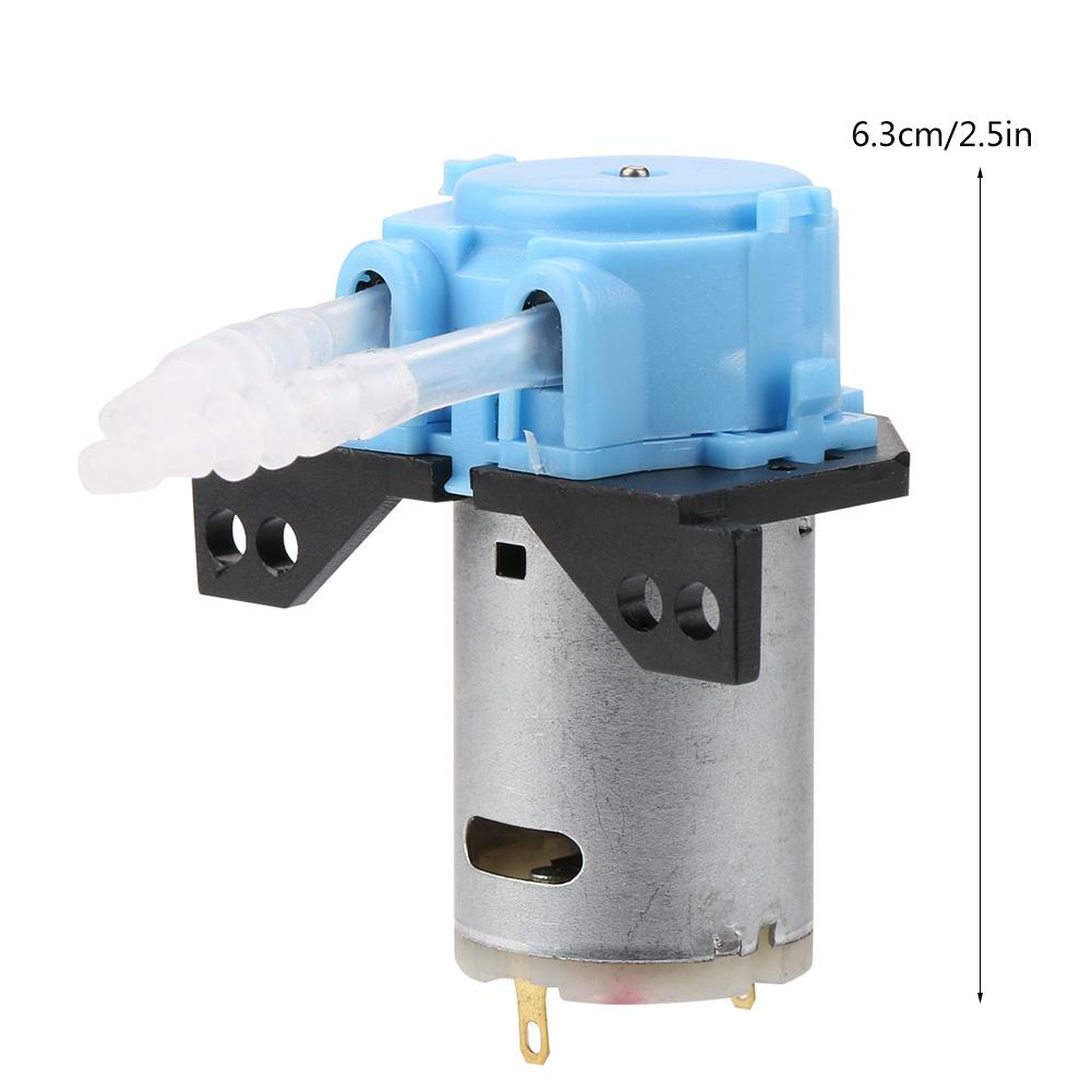 Dosing Pump DIY Peristaltic Tube Head For Aquarium Lab Chemical Analysis (blue12v 3*5 )