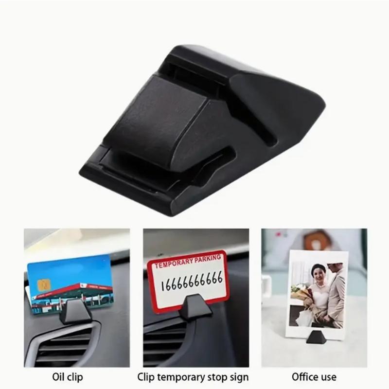1pc portable parking card clip, car quick clip bracket, suitable for car clips such as cards, data cables, receipts, and car int