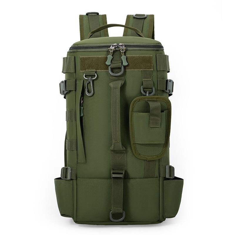 Multifunctional Water Resistant Fishing Backpack Tackle Bag with Rod Holders and Tackle Storage Pouch