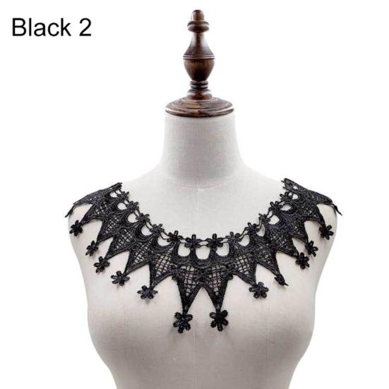 DIY Floral Lace Neckline Neck Collar Trim Dress Clothes Sewing Applique Decor
