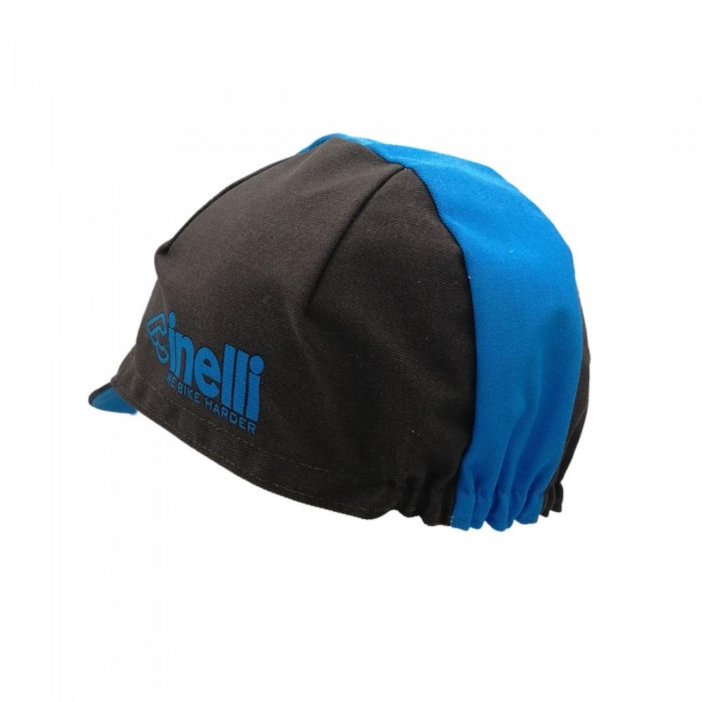 Cinelli WE BIKE HARDER BLUE LINE Cap 501WBHBLLU00 -