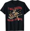 Jeg vil lykkes, fordi jeg er vanvittig Sjov Cowgirl Tiger T-shirt