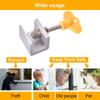 10-1Pc Window Lock Stopper Aluminum Alloy Sliding Window Anti-theft Lock Window Sliding Door Baby Kids Child Safety Doors Lock