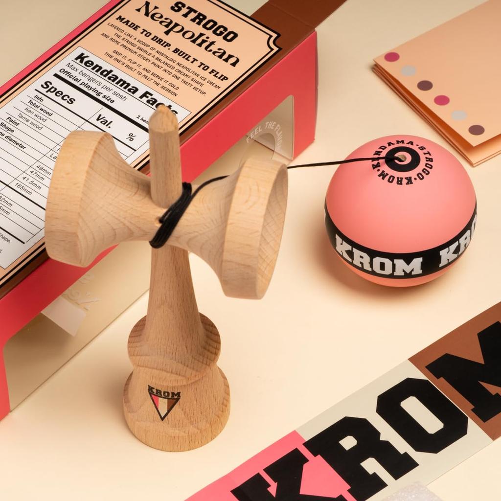 Kendama KROM STROGO NEA Chrome Strogo Napolitano (fresa)