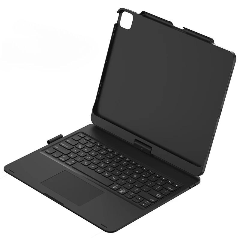 For iPad Air 13 M2/M3/M4 Pro12.9 // Pro13 M4 M5 360 Rotate Magic Keyboard Case Spanish Russian Keyboard Cover