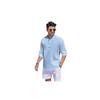 Bellstone Men' Cotton Blend Solid Regular Fit Kurta (Kurta1500_Single_Sky Blue_Xl