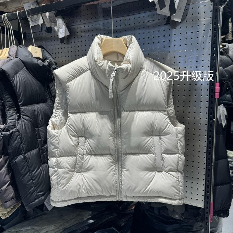 New standard duck down thickened foreign style high-end down vest women's new stand-up collar down jacket vest vest vest