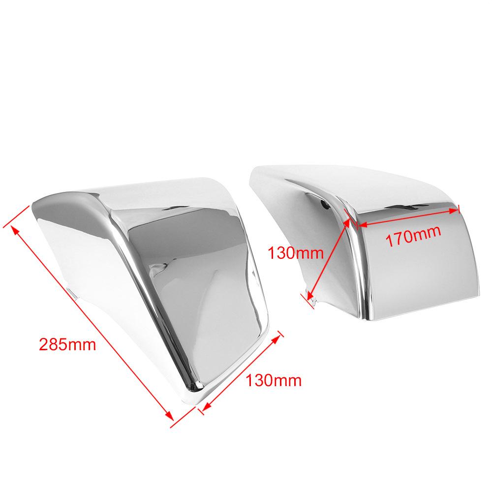 Cubierta Cromada del Carenado Lateral de la Batería Para Honda Shadow ACE 750 VT750 VT400 97-03