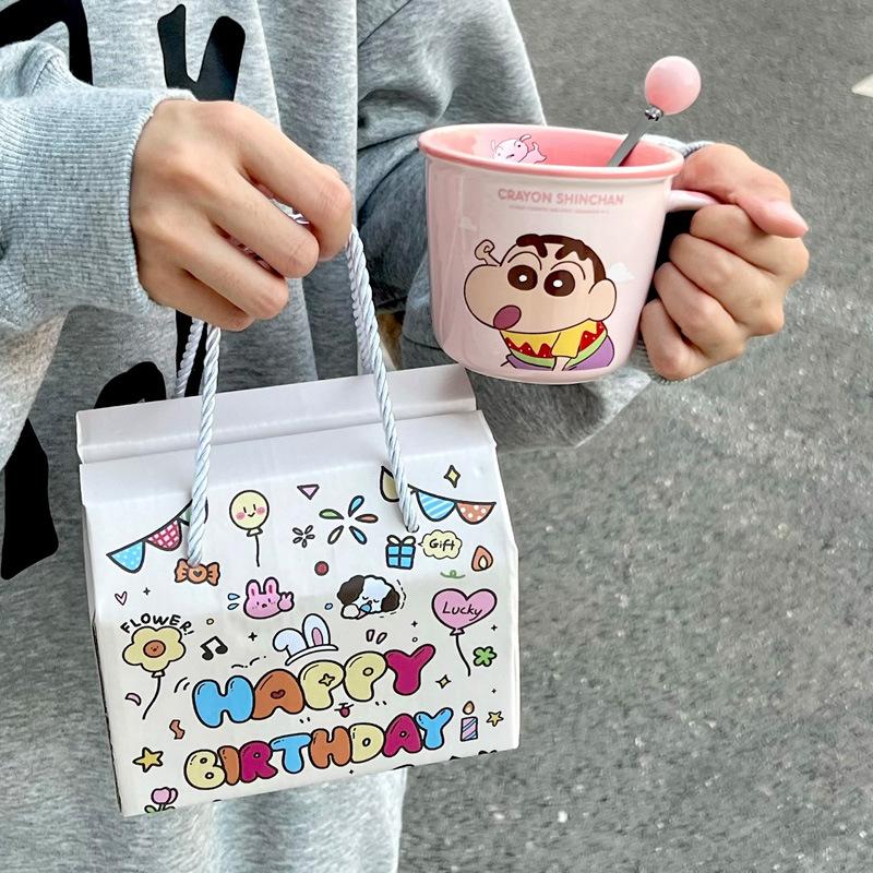 Birthday Gifts for Boys and Girls Crayon Small New Scale Cup Cute Couple Ceramic Mug Girlfriend Souvenir