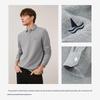 Navigare Men's Cotton Long-Sleeve Casual Polo Shirt