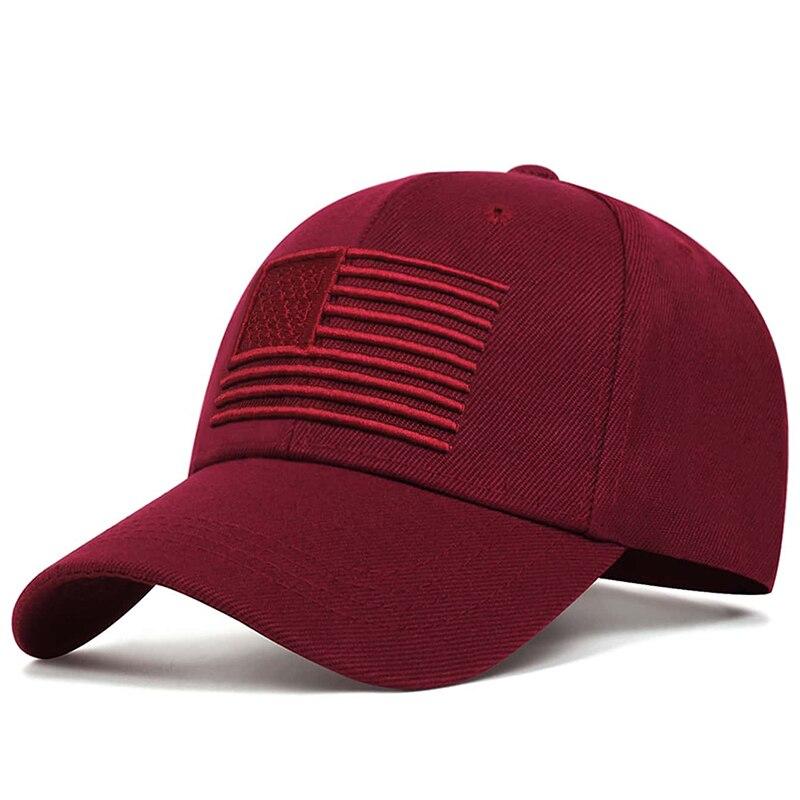Fashion American Flag Embroidery Baseball Caps Spring and Summer Outdoor Adjustable Casual Hats Sunscreen Hat