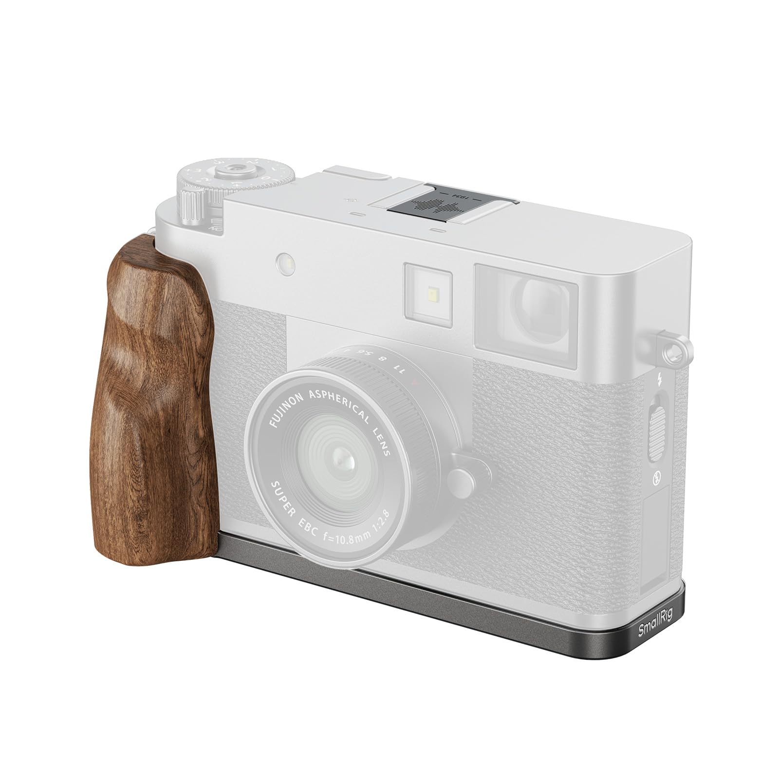 

SmallRig X-Half Wooden L-Shaped Mount Plate, FUJIFILM X-Half L-Plate with Ergonomic Wooden Side Handle and Hot Shoe Cover (Charcoal Silver) - 5394