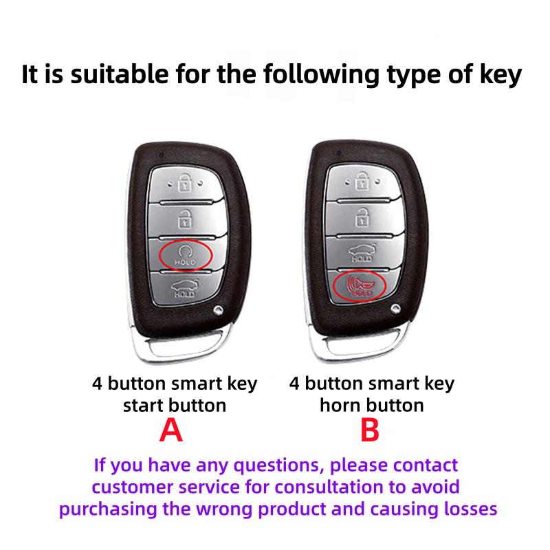 Car Remote Key Case Cover Protect Shell Fob For Hyundai Creta Ix35 Ix45 I10 I30 I40 Tucson Santa Fe Rena Sonata Elantra Azera