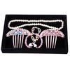 2 Pieces Velvet Necklace Bracelet Earring Anklet Jewelry Display Tray Case