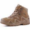 Men's High-top Tactical Wear-resistant Desert Outdoor New Combat Training Boots Breathable Hiking Shoes