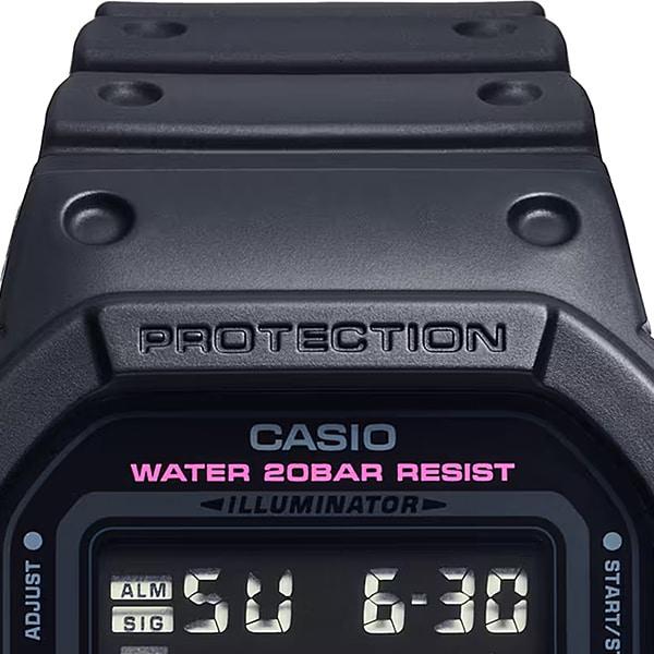 Casio Men's G-SHOCK DW-5600PK-1JR [G-SHOCK 5600 SERIES Pink Ribbon Model] Square Watch Black