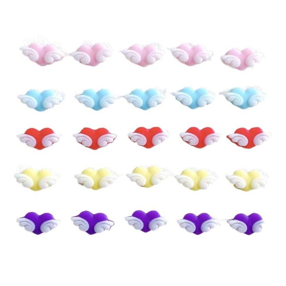 

Luminous Nail Decorations 3D Nail Art Drills Heart Nail Decorations Nail Rhinestones Nail Jewelry Mixed-20pcs