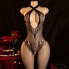 One Piece Open Crotch Bodystocking Crotchless Underwear Transparent Sexy Lingerie Fishnet Bodysuit Babydoll Erotic Costumes