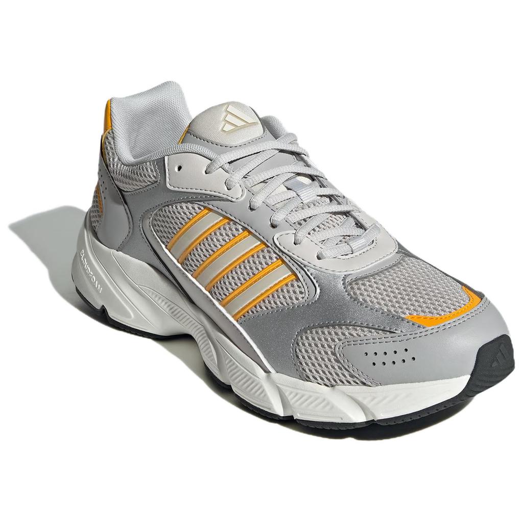 New Adidas CRAZYCHAOS 2000 Anti Slip Wear Resistant Low Top Casual Running Shoes Unisex Silver Yellow JP5661