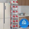 Modern 6-Tier Carbon Steel Kitchen Storage Rack