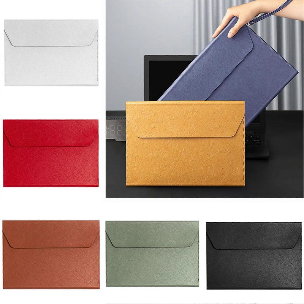 Multi-pocket A4 leather conference folder organiser Professional for business, meeting & study. Business Meeting Essential