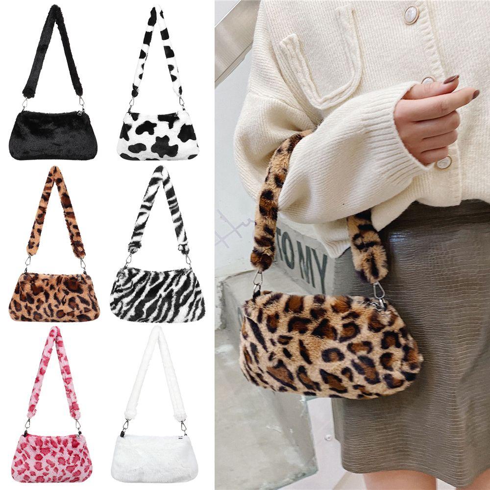 Casual Female Messenger Bag Crossbody Bags Women's Shoulder Bag Animal Print Leopard Lady Shoulder Underarm Bag
